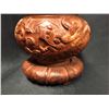 Image 2 : Very Nice Lidded Rose Wood Asian Bowl Nicely Carved 4" w x 6"H