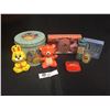 Image 1 : Vintage Kids Bathroom Lot. Tin,Bath Powder, Lotions etc.