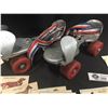 Image 2 : Pair of Vintage Roller Blades and a Complete set of 45 Dog Picture Cards that you got by Buying Dog 