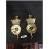 Image 2 : Genuine Brass and Glass Sturdy Electric Coach Lights
