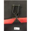 Image 2 : Antique/Vintage Horse/ Oxen Yoke Single Tree Rustic Barn Décor. Painted Red
