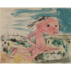 Louis le Brocquy HRHA (b.1916) STUDY FOR THE HUMA