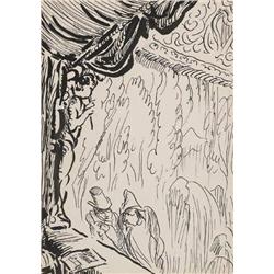 Jack Butler Yeats RHA (1871-1957) ILLUSTRATION TO