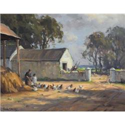 Frank McKelvey RHA RUA (1895-1974) AN IRISH FARMY