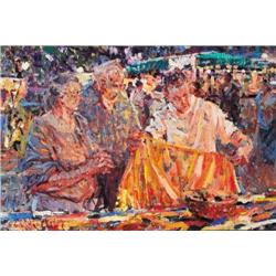 Arthur K. Maderson (b.1942) STUDY, NIGHT MARKET, 