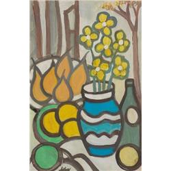 Markey Robinson (1918-1999) STILL LIFE WITH FLOWE