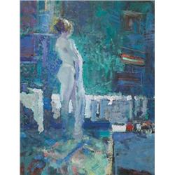 Arthur K. Maderson (b.1942) THE STUDIO BY MOONLIG