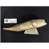 Image 2 : Nicely Carved Beluga Whale Soapstone 9.5" L x 3.5" H