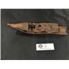 Image 2 : Vintage Chinese Bamboo Carved Boat. Nicely Done. 9.5" L