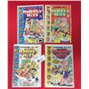 Image 1 : Harvey Comics Lot of 4 Harvey Hits. Richie Rich, Little Lotta, Wendy and Baby Huey In Bags on White 