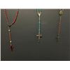 3 Rosaries. 2 Red and 1 Green