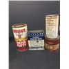 Image 2 : Vintage Kitchen Lot with Flour Sifter, Food Dyes, Epson Salt tins etc