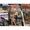Image 1 : Motorcycle Car and Magazines + 2 Vintage Playboys. LaToya Jackson. And April 1990 Stephen Hawking In