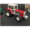 Image 2 : 4 Vintage Britains. Massey Ferguson Tractor Plus 3 Trailers