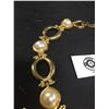 Image 2 : Gold Plate Faux Pearl Necklace