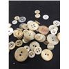 Image 2 : Approximately 50 Antique Real Mother of Pearl Buttons