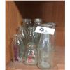 Image 1 : Lot of Various Sized Milk Bottles. 12 in Total. Most are Embossed Some are Painted Lables