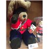Image 2 : 2 RCMP Dolls 1 in a Hard Plastic Museum Case, and the Other is a Big Stuffy with The Certificate on 