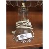 Image 3 : Nice Vintage Crystal Plug In Lamp. 16" Tall in Very Good Shape