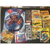 Image 1 : Superman Lot. Includes Superman Comic Books, Stickers , Child's Wallet, and a Frisbee Disc Still the