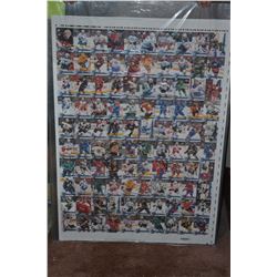 2016-17 Upper Deck Series 1 Hockey Uncut Sheet