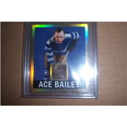 Ace Bailey Leaf Originals 1 of 1 Game-Used Memorabilia card