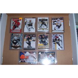 Lot of 10 Sidney Crosby Hockey cards