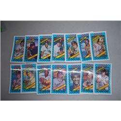 14 Kellogg's 3-D Super Star Baseball cards