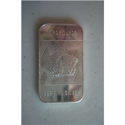 Liberty one Troy ounce .999 Silver Bar
