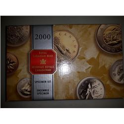 Canada 2000 Specimin Coin set