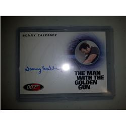 James Bond Sonny Caldinez as KRA Autograph card A184