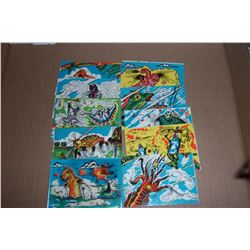 1960's Monster Magic Action Trading Cards Complete Set of 24 + Lenticular Lens