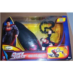 Superman Man of Steel Quick Shots Cruiser Smash Battle Pack