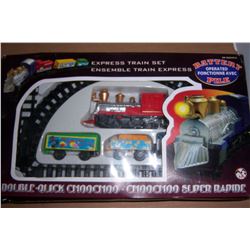 Lot of 2 Battery Operated Train Sets