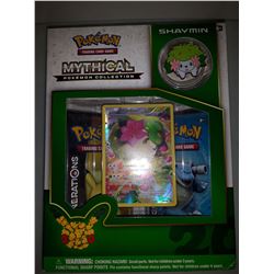 Pokemon Mythical Collection box with Shaymin pin