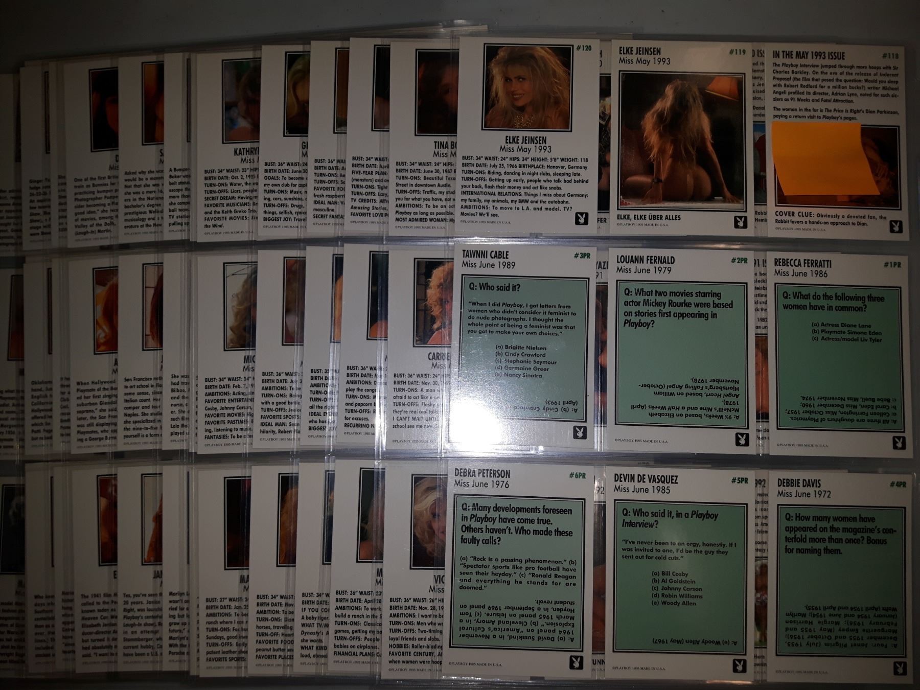 Playboy Trading Cards May Edition Set Playboy Trading Cards May Edition Set
