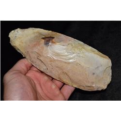 7 5/8" Highly Polished High Ridge Chert Spade, Found