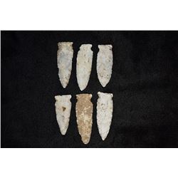 Grouping of Side Notch Points, All Found on Same Site