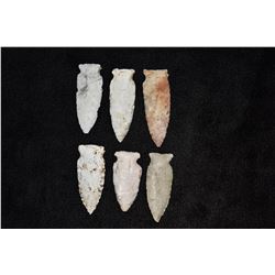 Grouping of Side Notch Points, All Found on Same Site