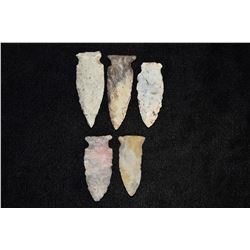 Grouping of Side Notch Points, All Found on Same Site