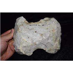 7" Large Bowtie Axe, Pettis Co, Missouri, Ex Dr.