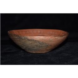 7 1/4" D Mayan Bowl, Painted Interior, Pre Columbian,