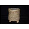 Image 2 : 5 1/2" Tall Mayan Tri Leg Vessel, Outstanding Carved