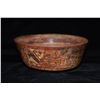 Image 1 : 6 1/4" D Mayan Painted Bowl, Great Exterior
