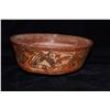 Image 2 : 6 1/4" D Mayan Painted Bowl, Great Exterior