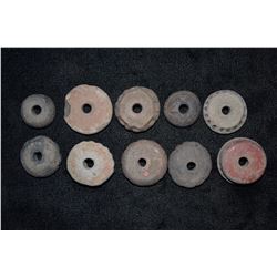 Grouping of Mayan Pottery Beads, Pre Columbian, Ex Herb