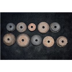 Grouping of Mayan Pottery Beads, Pre Columbian, Ex Herb