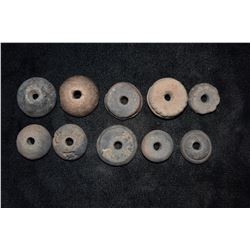 Grouping of Mayan Pottery Beads, Pre Columbian, Ex Herb