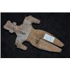 Image 2 : 4 1/4" Tall Pottery Human Effigy, Pre Columbian, Ex