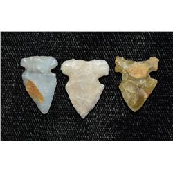 3 Translucent Side Notches, Grant Co, North Dakota